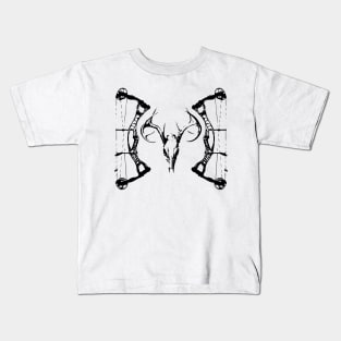 DeerSkull & Compound Bow Kids T-Shirt